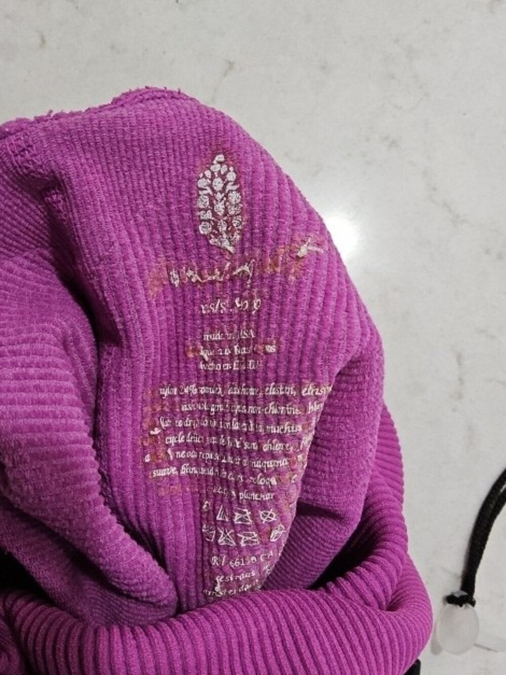 Free People Ribbed Leggings in Hot Pink - Picture 3 of 3